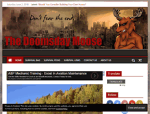 Tablet Screenshot of doomsdaymoose.com